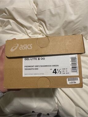 ASICS Gel-Lyte III OG Box - Piedmont Grey & Shamrock Green